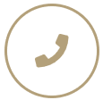 Phone icon in beige circle