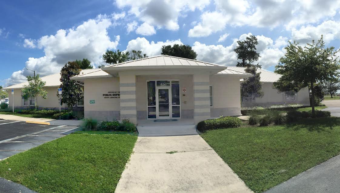 Front view of a modern facility